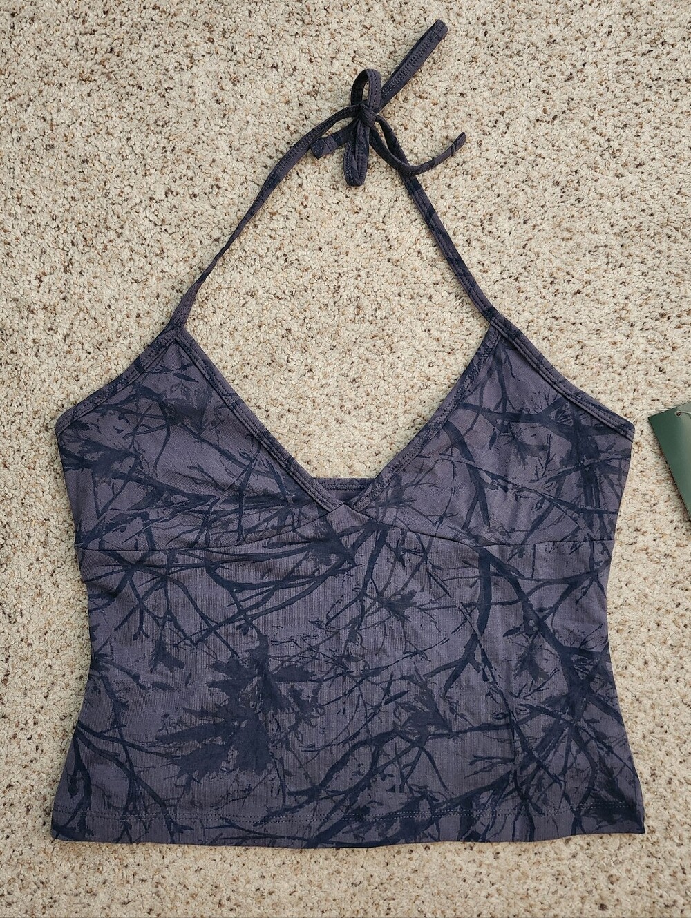 New Ble Camo Halter Top